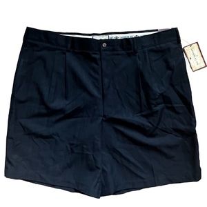 NWT - Caribbean Joe Men’s Easycare Black Shorts - Size 46
